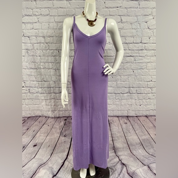 NWT Lavender  Plus Size Maxi Dress With Pockets Size Various - Picture 13 of 15